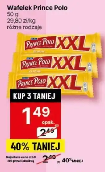 Delikatesy Centrum Wafelek Prince Polo 50g oferta