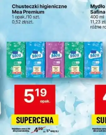 Delikatesy Centrum Chusteczki higieniczne Mea Premium 10szt. oferta
