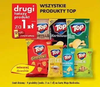 Biedronka WSZYSTKIE PRODUKTY TOP oferta