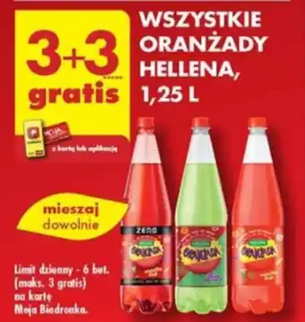 Biedronka WSZYSTKIE ORANŻADY HELLENA, 1,25L oferta