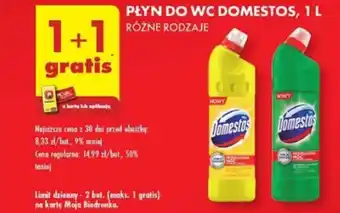 Biedronka PŁYN DO WC DOMESTOS, 1 L oferta
