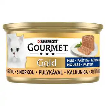 Rossmann Gourmet Gold Karma dla kotów mus z indykiem 85 g oferta