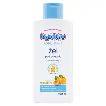 Rossmann Bambino Rodzina Żel pod prysznic zapach mirabelki 400 ml oferta