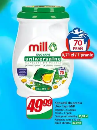 Dino Kapsułki do prania Duo Caps Mill 70 szt. / 1 opak. oferta