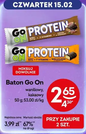 Żabka Baton Go On 50 g oferta