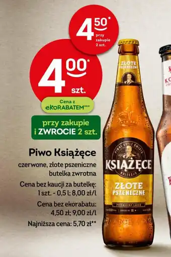 Żabka Piwo Książęce 0,5 l oferta