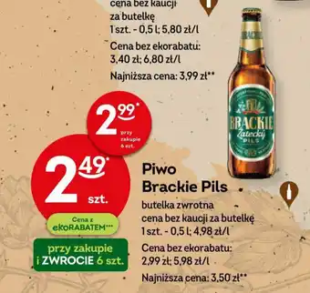 Żabka Piwo Brackie Pils 0,5 l oferta