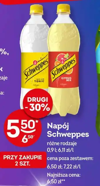 Żabka Napój Schweppes 0,9 l oferta