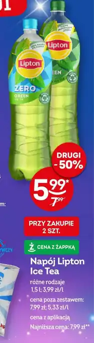 Żabka Napój Lipton Ice Tea 1,5 l oferta