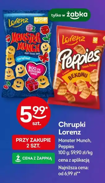 Żabka Chrupki Lorenz 100 g oferta