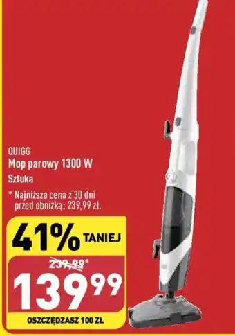 ALDI QUIGG Mop parowy 1300 W oferta