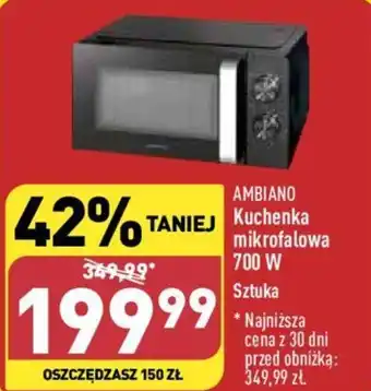ALDI AMBIANO Kuchenka mikrofalowa 700 W oferta