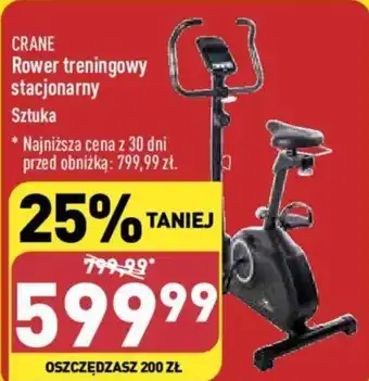 ALDI CRANE Rower treningowy stacjonarny oferta