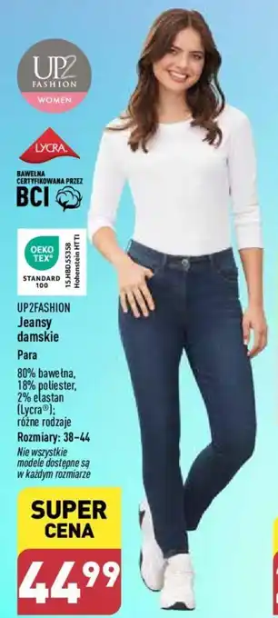 ALDI UP2FASHION Jeansy damskie oferta