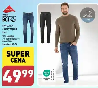 ALDI UP2FASHION Jeansy męskie oferta
