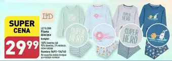 ALDI LILY & DAN Piżama dziecięca oferta