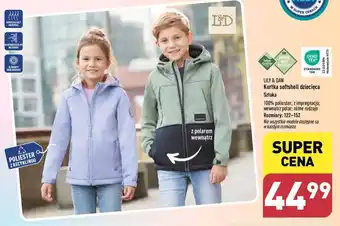 ALDI LILY & DAN Kurtka softshell dziecięca oferta