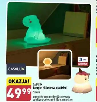 ALDI CASALUX Lampka silikonowa dla dzieci oferta