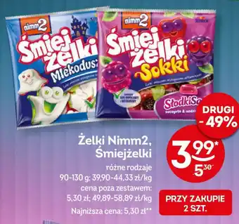 Żabka Żelki Nimm2, Śmiejżelki 90-130 g oferta