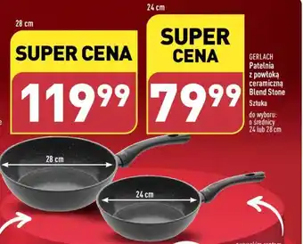 ALDI GERLACH Patelnia z powłoką ceramiczną Blend Stone oferta