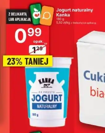 Delikatesy Centrum Jogurt naturalny Kanka 180g oferta