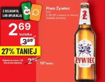 Delikatesy Centrum Piwo Żywiec 0,5l oferta