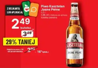 Delikatesy Centrum Piwo Kasztelan Jasne Pełne 0,5l oferta