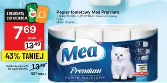 Delikatesy Centrum Papier toaletowy Mea Premium 8 rolek oferta