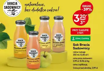 Żabka Sok Bracia Sadownicy 250 ml oferta