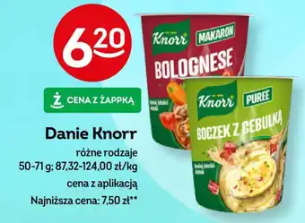 Żabka Danie Knorr 50-71 g oferta