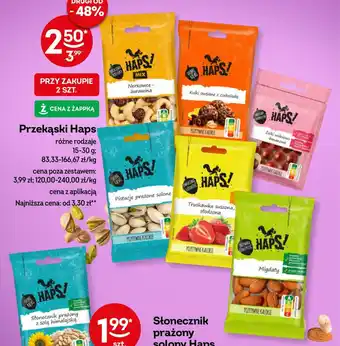 Żabka Przekąski Haps 15-30 g oferta