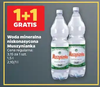 Netto Woda mineralna niskonasycona Muszynianka oferta