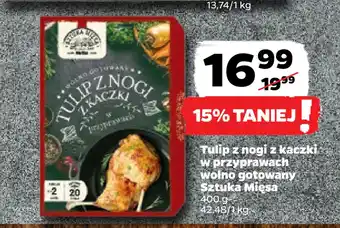 Netto Tulip z nogi z kaczki w przyprawach wolno gotowany Sztuka Mięsa oferta
