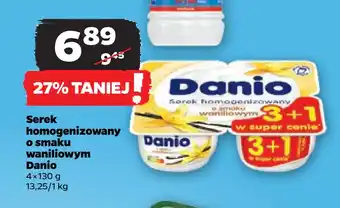Netto Serek homogenizowany o smaku waniliowym Danio oferta