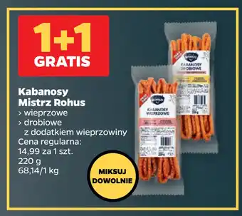 Netto Kabanosy Mistrz Rohus oferta