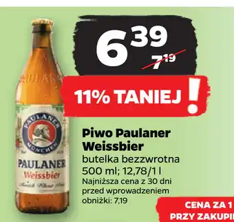Netto Piwo Paulaner Weissbier oferta