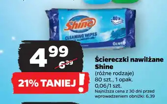 Netto Ściereczki nawilżane Shine oferta