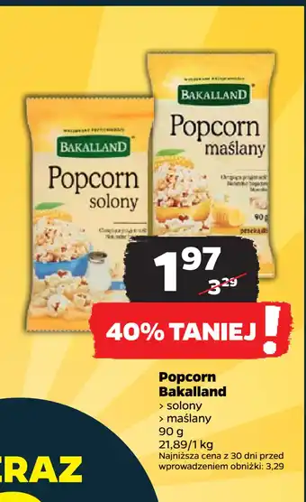 Netto Popcorn Bakalland oferta