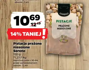 Netto Pistacje prażone niesolone Sereno oferta