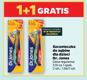 Netto Szczoteczka do zębów dla dzieci Dr. Jones oferta