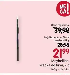 Rossmann Kredka do brwi Maybelline oferta