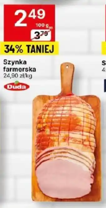 Delikatesy Centrum Szynka farmerska Duda 100 g oferta