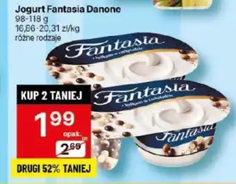 Delikatesy Centrum Jogurt Fantasia Danone 98-118 g oferta