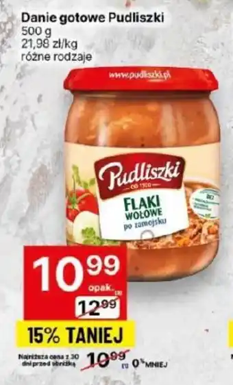 Delikatesy Centrum Danie gotowe Pudliszki 500 g oferta