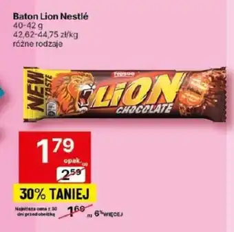 Delikatesy Centrum Baton Lion Nestlé 40-42 g oferta