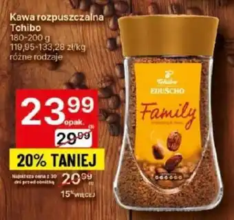Delikatesy Centrum Kawa rozpuszczalna Tchibo 180-200 g oferta