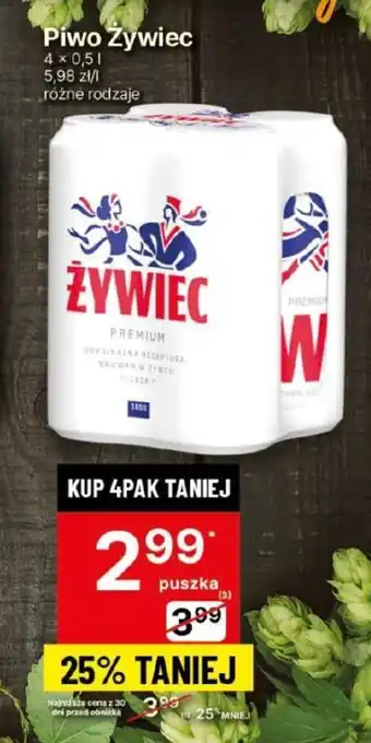 Delikatesy Centrum Piwo Żywiec 500 ml oferta