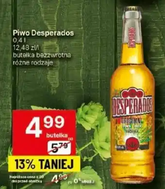 Delikatesy Centrum Piwo Desperados 0,4 l oferta