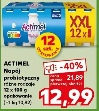 Kaufland ACTIMEL Napój probiotyczny 12 x 100 g oferta
