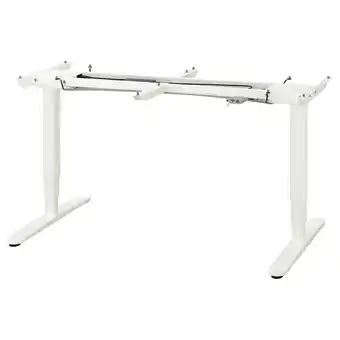 IKEA Bekant Podstawa sit/stand, blat stł, el, biały, 160x80 cm oferta